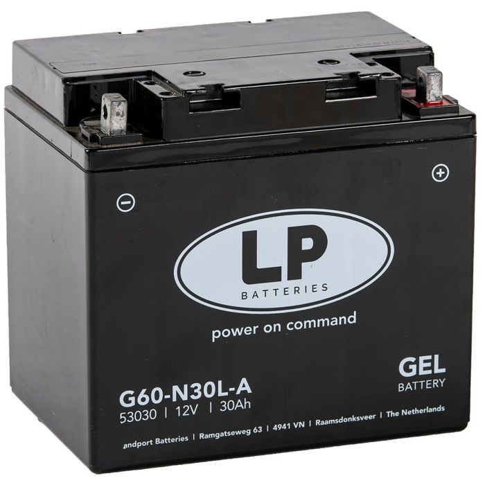 Batteri G60N30L-A 12V 30Hh Gel Landport 53030 G60-N30L-A G60N30L-A Mg G60-N30L-A Mg L60-N30L-A