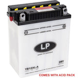 Batteri Lb12Al-A 12V 12Ah Landhamn Med Syrapack Väg Mc Ma Yb12Al-A