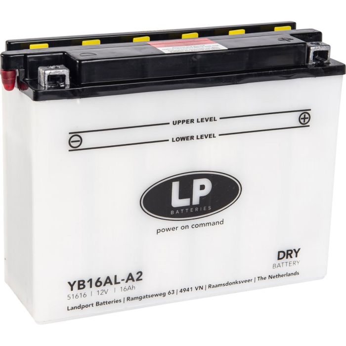 Batteri Lb16Al-A2 12V 16Ah Dry Landport 51616 Mb Yb16Al-A2