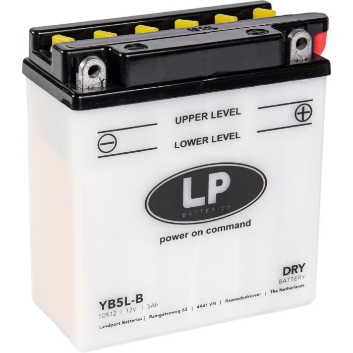 Batteri Yb5L-B 12V 5Ah. Dry Landport 50512 Mb Yb5L-B