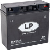 Batteri 12-22 12V 22Ahrs Sla Sla12-22 Mb Sla 12-22 Underhållsfri Förseglade