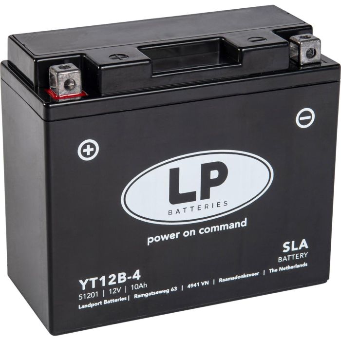 Batteri Lt12B-4 12V 11A Sealed Landport 51201 Mb Yt12B-4 (Samma Som Yt12B-Bs Gt12B-Bs) Ms Lt12B-4