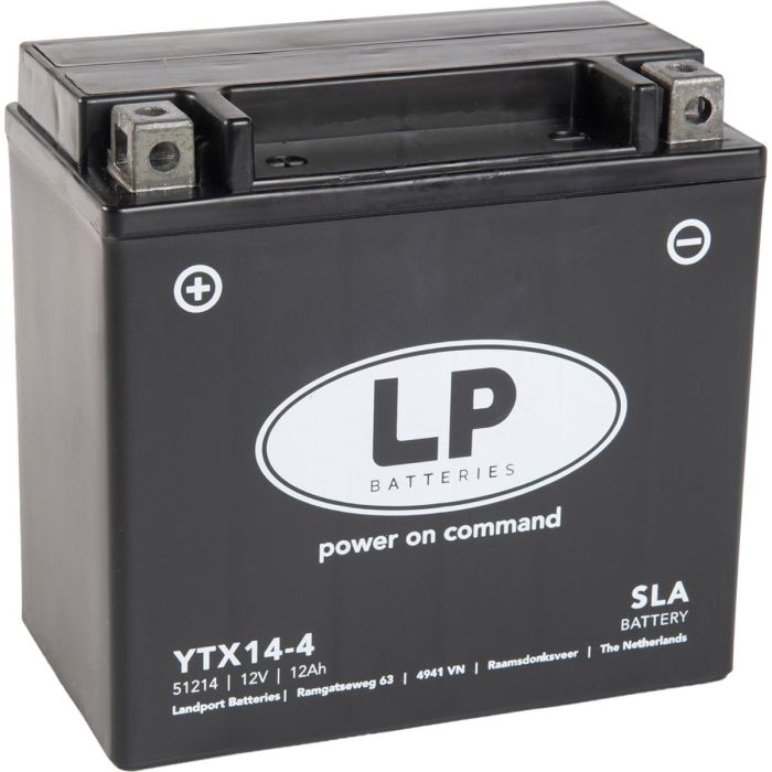 Batteri Ltx14-4 Tätta Landport 12V 12Ah Mb Ytx14-4 Ms Ltx14-4