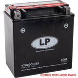 Batteri Ltx20Ch-Bs 12V 18Ah. Landport Underhållsfri Mb Ytx20Ch-Bs Agm Ma Ltx20Ch-Bs