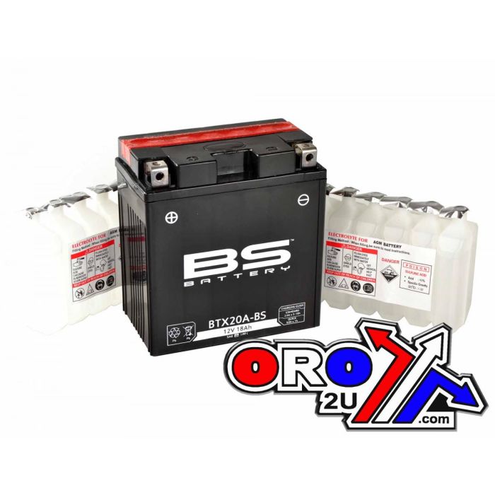 Batteri Ytz20A-Bs 12V Ma.Free Bs Underhållsfri Btx20A-Bs 300808 Bs-Btx20A-Bs