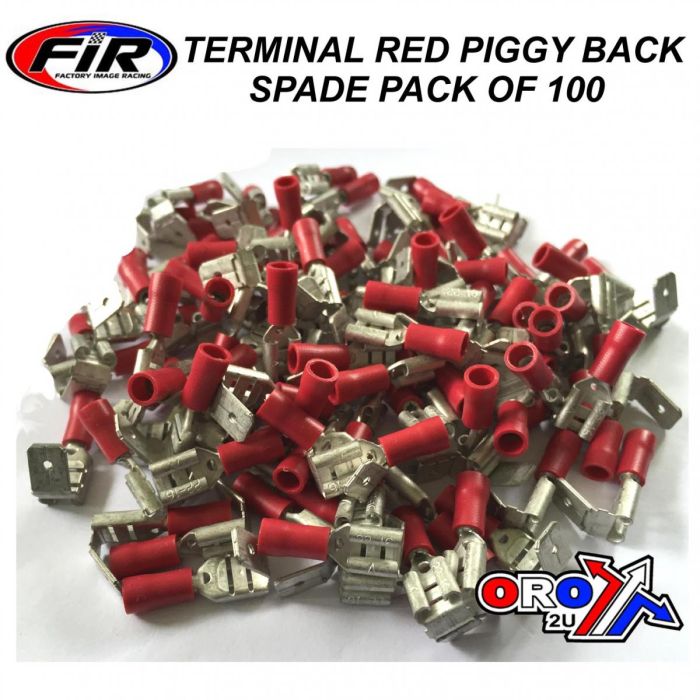 Terminal Red Piggy Back Spade Pack Om 100 /  Wt55