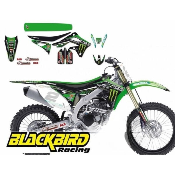 12-15 Kxf450 Monster Energy Blackbird Full Kit 8420R8