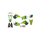 03-08 Kx125/250 Monster Energy Blackbird Full Kit 8408R8