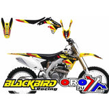 08-17 Rmz450 Dream 3 Decal Kit Blackbird 8316E Suzuki