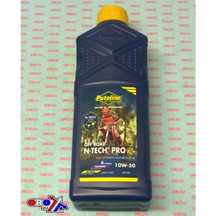 1Lt Off Roadn-Tech Pro R+ 10W-50 Kaldes Putoline Oil Nano Tec 4+ Box = 12 74030 N-Techr+Offr10/50-1