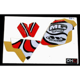 Pw50 Yamaha Red/We/Bk Decal Kit Rad Och Tank