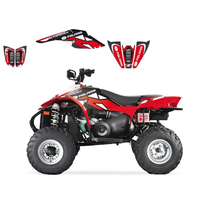 Polaris Scrambler Dream-2 Blackbird Decal Kit 2Q11A