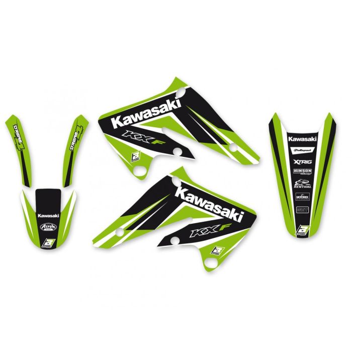 04-05 Kxf250 Dream 4 Graphic Blackbird Decal Kit 2407N