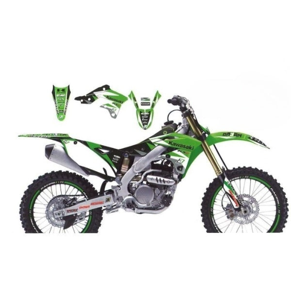 12-15 Kxf450 Dream 3 Graphic Blackbird Decal Kit 2420E Bb2420E