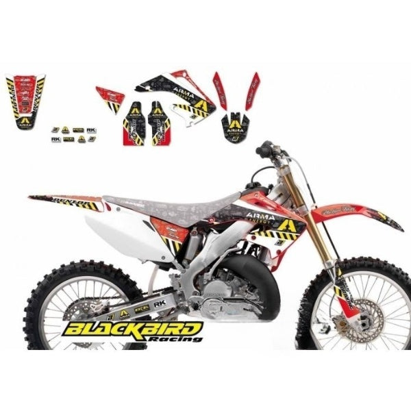 02-07 Cr150 Cr250 Arma Energy Blackbird 2136F Grafisk Kit