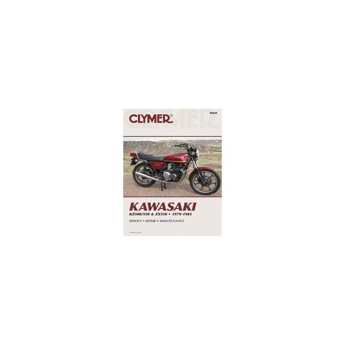 Manual Kawasaki Kz500 / 550 Clymer M499 Reparation Underhåll