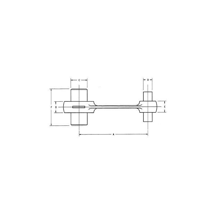 Vevstake Trx500 01-04 Wossner P4043 Rubicon Atv