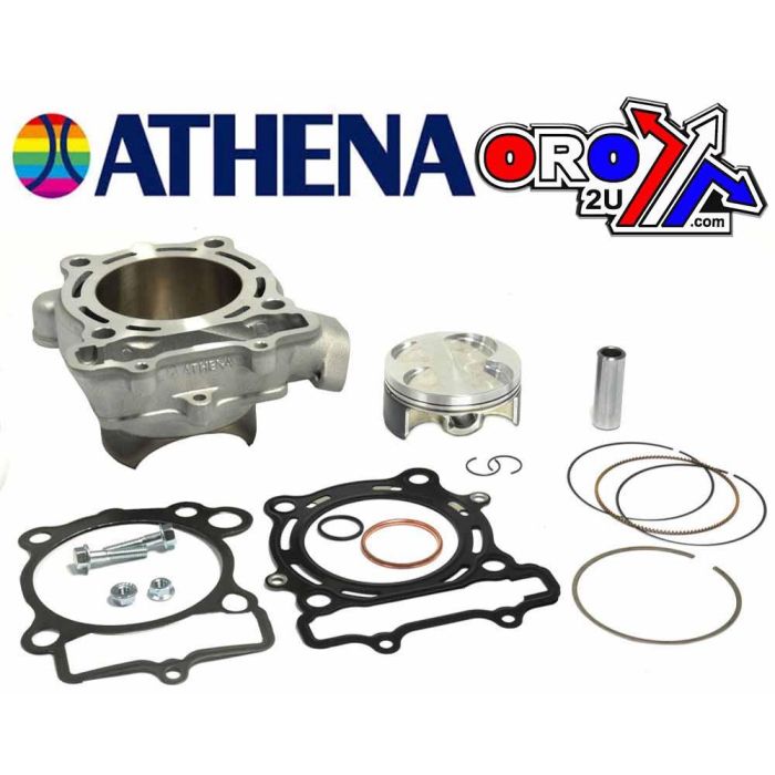 Cylinder Full Kit 77Mm Kaw Kx 250/Suz Rm 250 04-06 Athena P400510100003 Std Bore (Kolv Ingår)