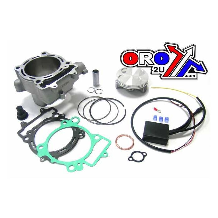 Cylinder Full Kit 100Mm Kawasaki Kfx 450 08-14 Athena P400250100010 490Cc Big Bore Inkluderar Cdi (Kolv Och Cdi Ingår)