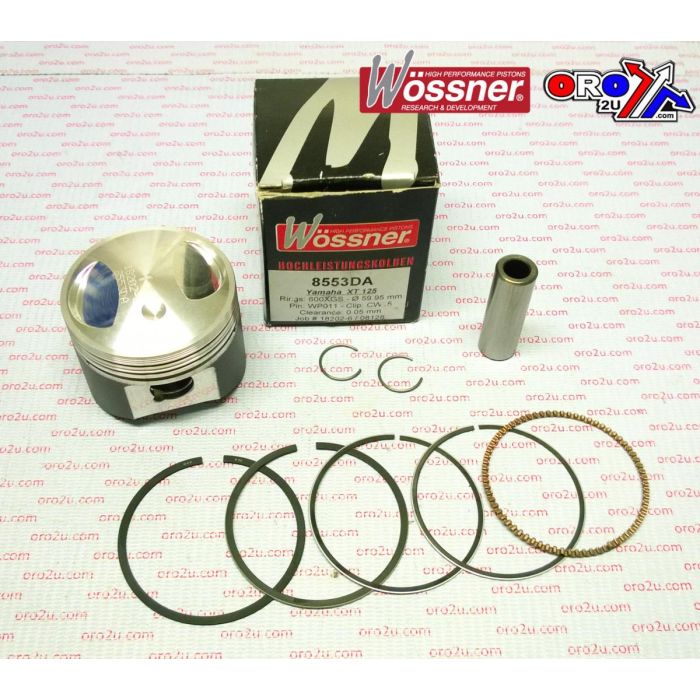 Piston Kit All Xt125 6500 Forged Wossner 8553D500