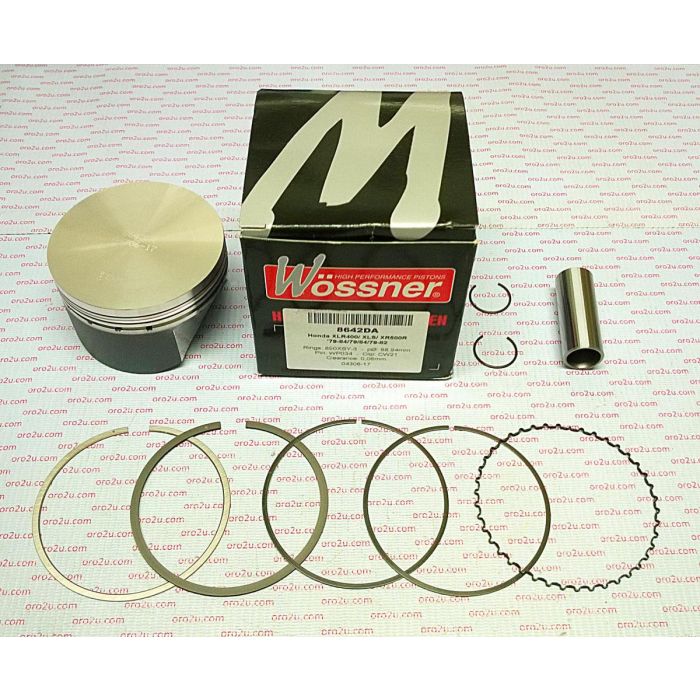 Piston Kit Xr Xlr 500 8950 Forged Wossner 8642D050