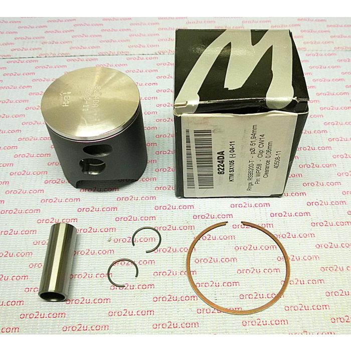 Piston Kit Ktm 105 Sx Xc 52.00 Forged Wossner 8224Da 04-11 47530007000