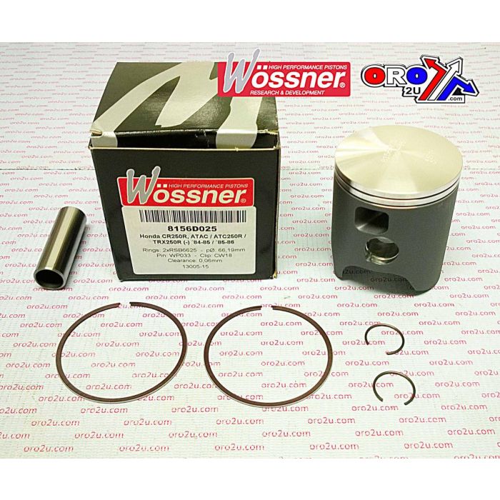 Kolvkit 84-85 Cr250 6600 Wossner 8156Da Honda Mx