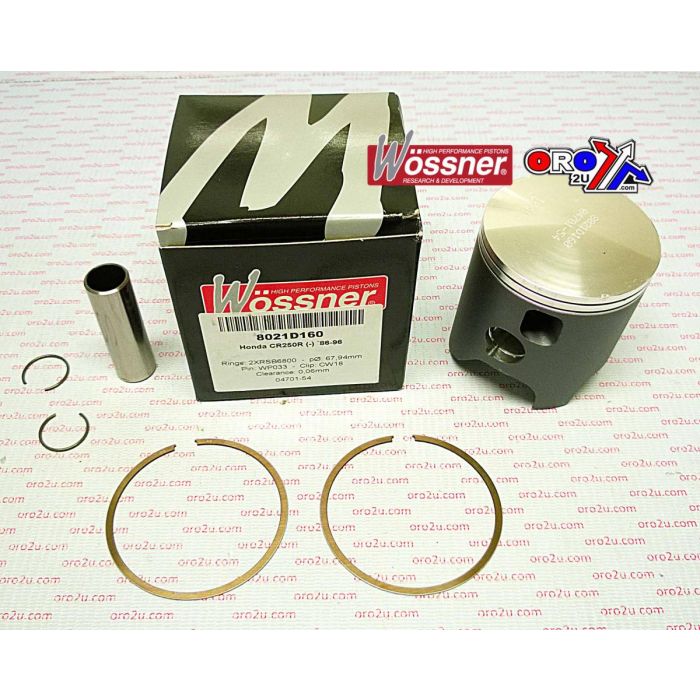 Kolvkit 86-96 Cr250 6750 Wossner 8021D110 Honda Mx