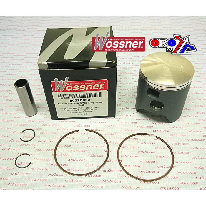 Kolvkit 89-95 Rm250 6700 B Wossner 8022Db Suzuki Mx