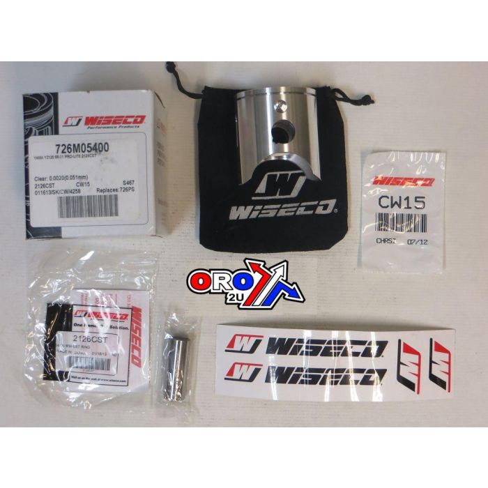 Kolvkit 98-01 Yz125 5400 Wiseco 726M05400 Yamaha