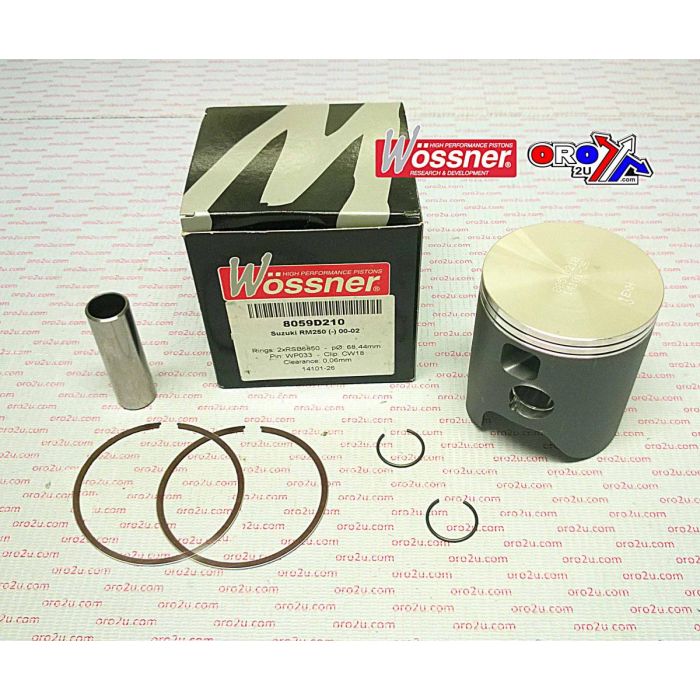 Kolvkit 00-02 Rm250 6640 A Wossner 8059Da Suzuki Mx 12110-37E30-0F0