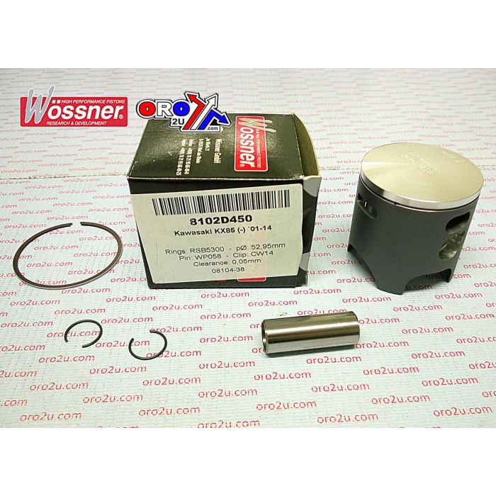 Kolvkit 01-20 Kx85 4850 A Wossner 8102Da Kawasaki Mx 13001-0006