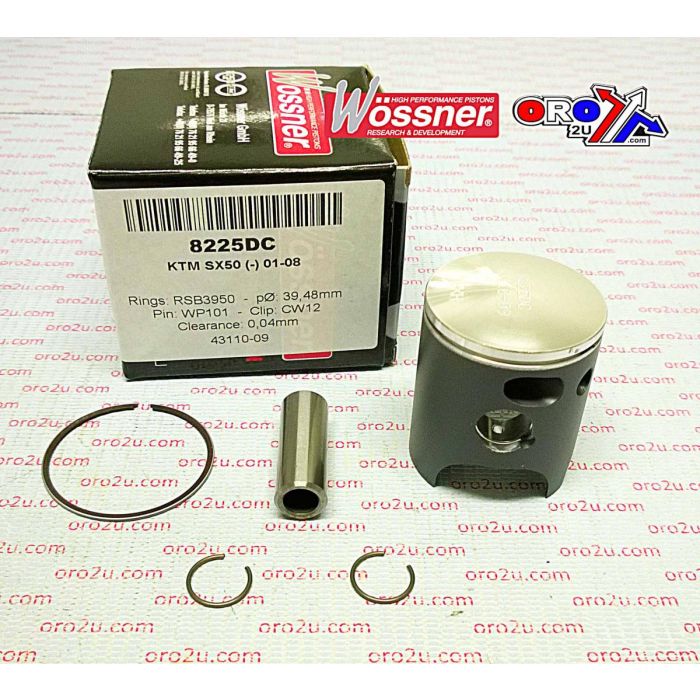 Piston Kit 01-08 Ktm50 Sx Wossner 8225Db Forged Mx