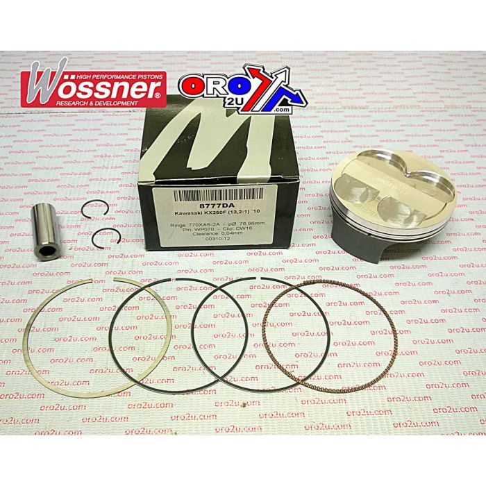 Piston Kit 2010 Kx250F 77Mm B Wossner 8777Db Kawasaki Hc