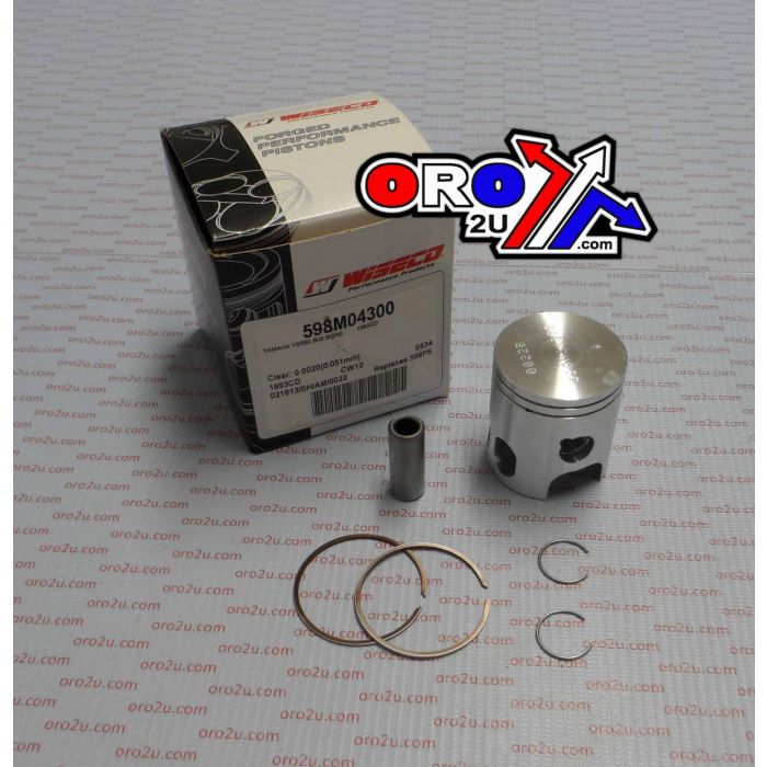 Piston Kit Upto-92 Ysr50 4300 Wiseco 598M04300 Road Yamaha