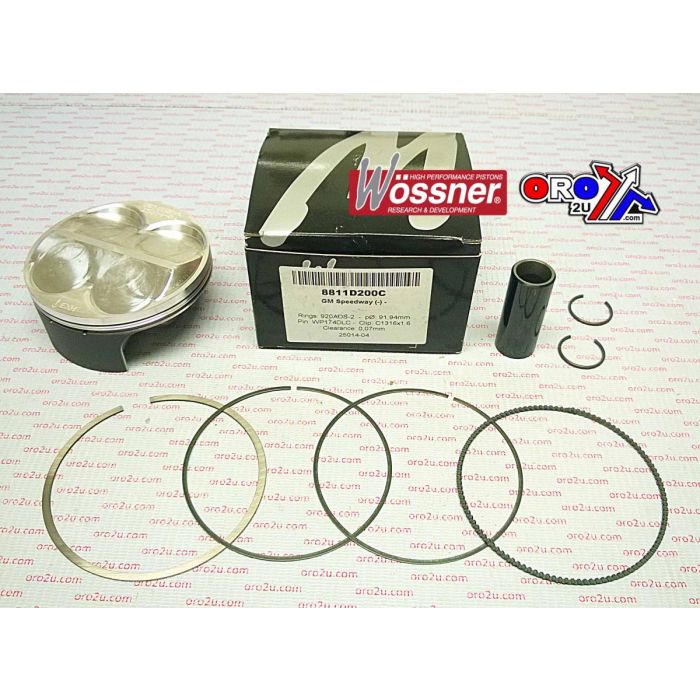 Piston Kit Gm Speedway 9000 Wossner 8811Da A