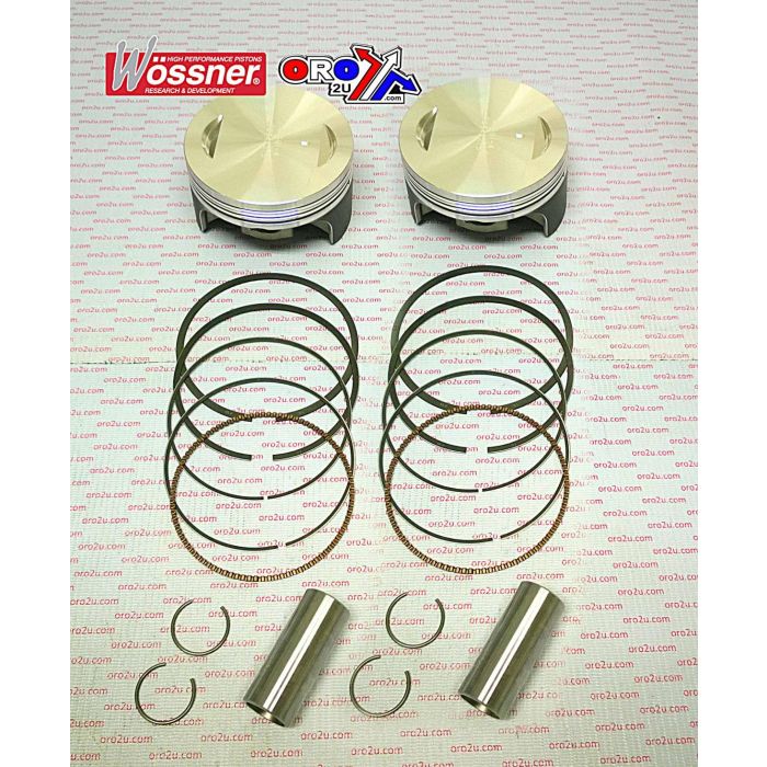 Piston Kit Harley 3.797" Set/2 Wossner K8594D125-2 Davidson