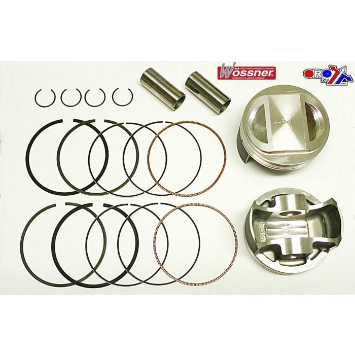 Piston Kit Harley 3.758" Set/2 Wossner K8595D025-2 Davidson