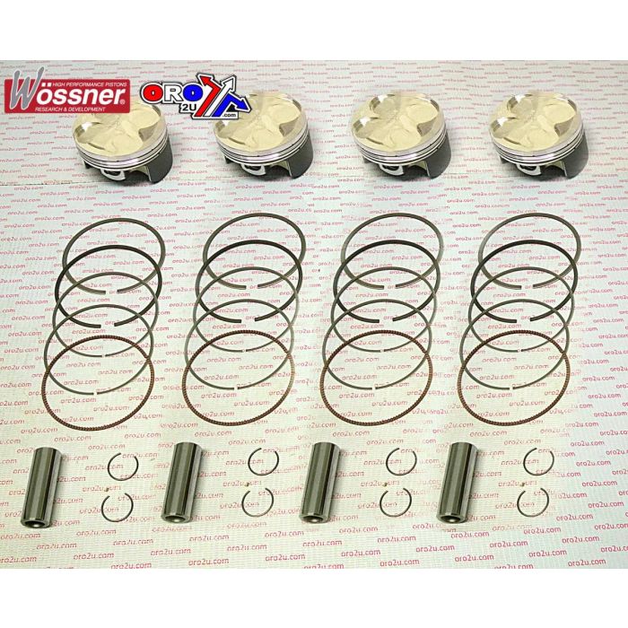 Piston Kit Set/4 Gsxr1000 73 Wossner K8754Da-4 Suzuki 2001-2004