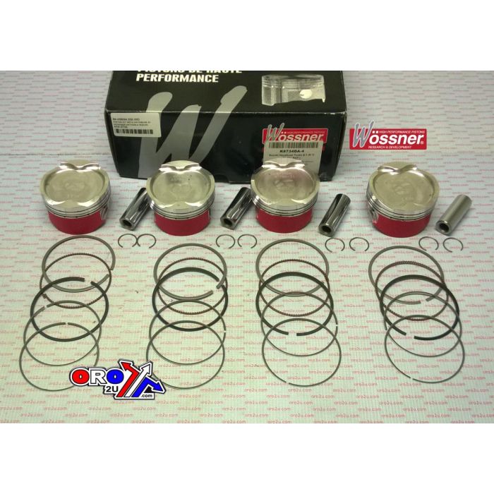 Piston Kit Set/4 Hayabusa 81 Wossner K8734Da-4 Suzuki 1999-2007 Displ. 1300Cc