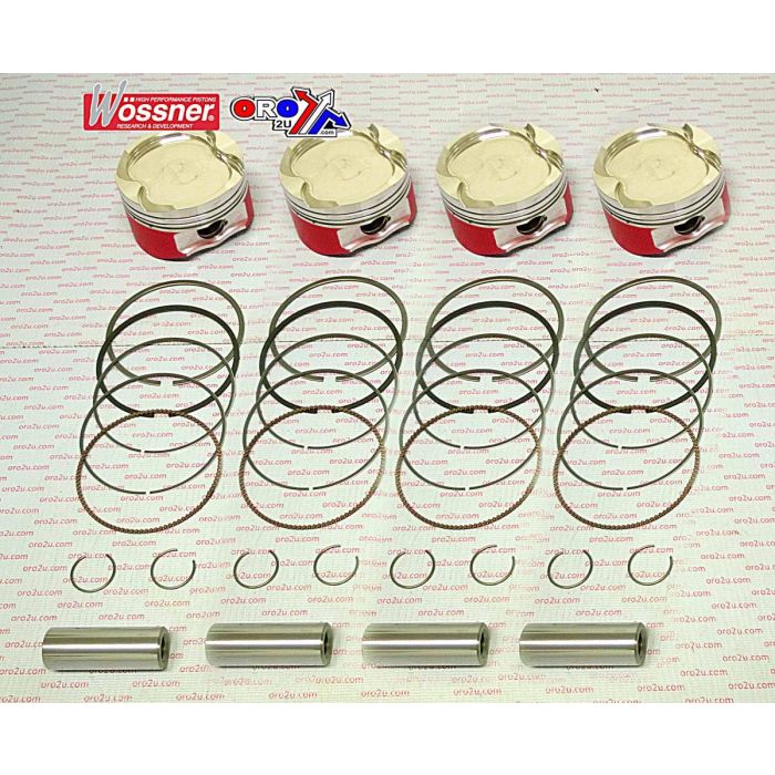 Piston Kit Set/4 Hayabusa 83 Wossner K8734D200-4 Suzuki 1999-2007 Displ. 1362Cc