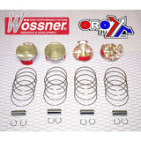 Piston Kit Set/4 Hayabusa 81 Wossner K8733Da-4 Suzuki 2008-2016 Displ. 1340Cc