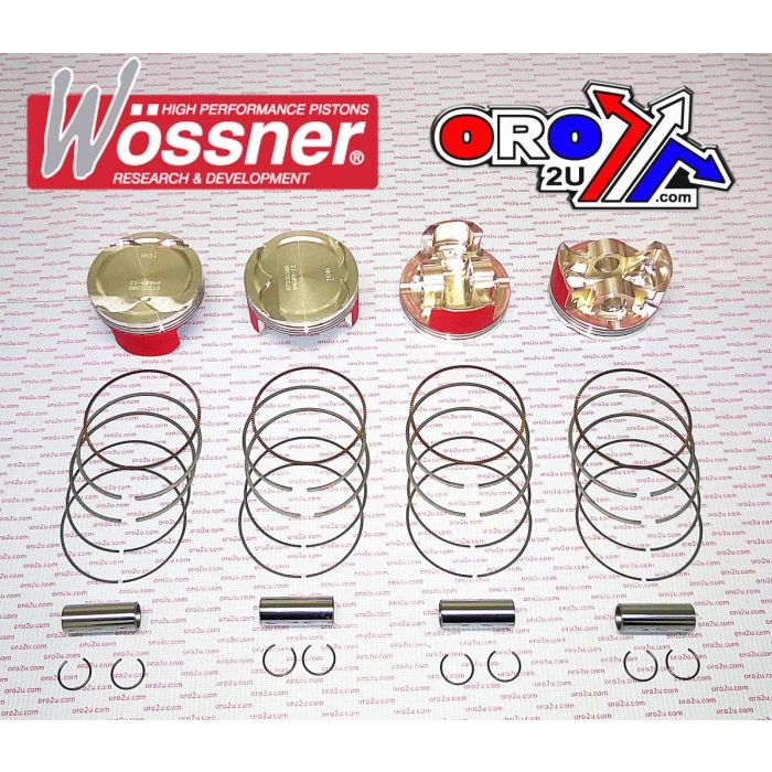 Piston Kit Set/4 Hayabusa 84 Wossner K8733D300-4 Suzuki 2008-2016 Displ. 1440Cc