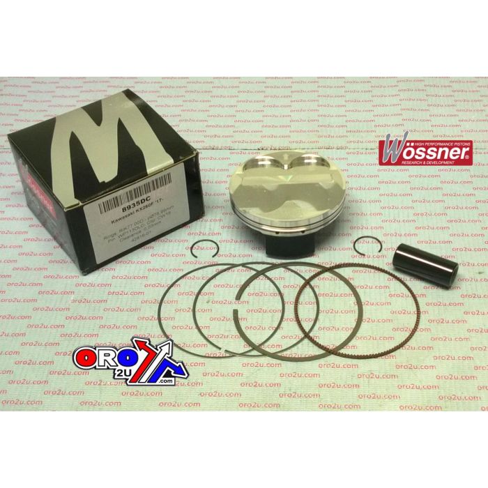 Piston Kit Kxf250 2017 77Mm C Wossner 8935Dc Hc 14.5:1