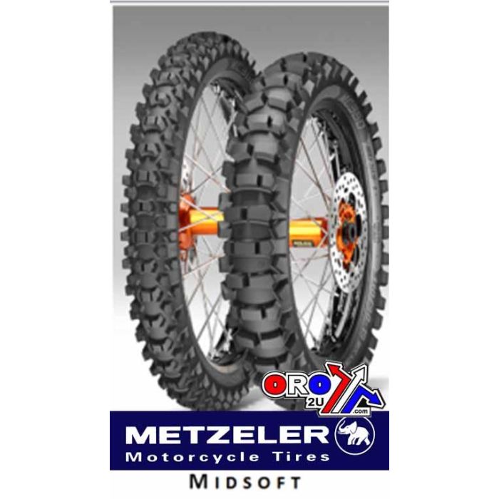 21-80/100 360Msf Metzeler Mx Midlmjuk Fram 4023200 Däck 80/100 - 21 M/C 51M Mst Mc360