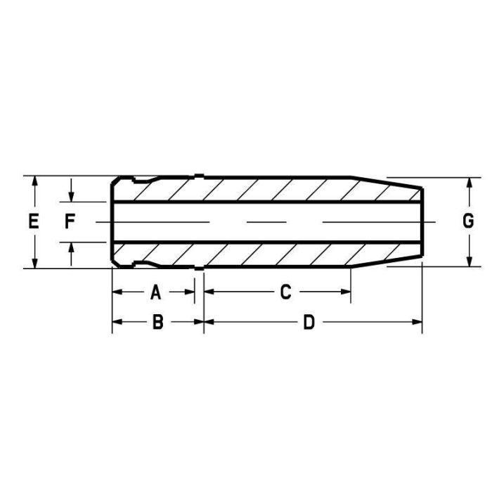 Ventilguide In/Ex Gs750-1150 Kibblewhite 60-1029 Suzuki Säljs Styck.