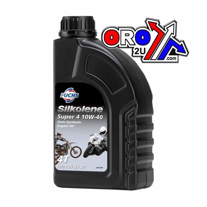 1Lt Super-4 10/40Wt Silkolene Silkolene 602200235 Låda = 10