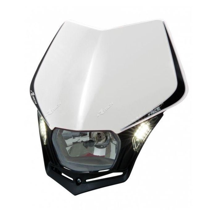 V-Face Led Språklampa Rtech R-Maskbnnr009 Vit/Svart