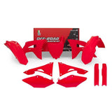 Plastkit 7 Nr Crf450R 17-18 Crf250R 18 Rtech R-Kitcrf-Rf0-599 Neonröd