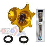 Hub Front Gold Ktm 00-13 & Ekerssett Av Rostfritt Stål 53-103111 Guld